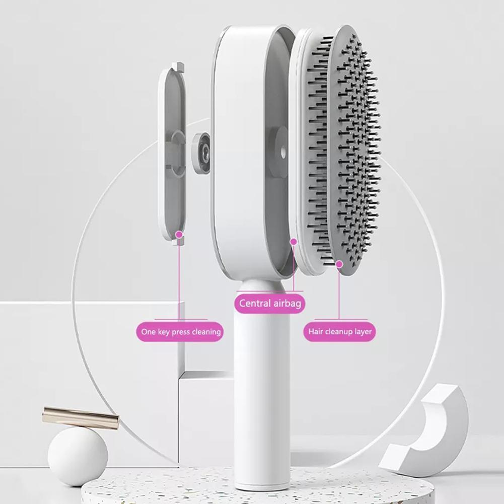 Self Cleaning Hair Brush For Women Massage Scalp Promote Blood Circulation Anti Hair Loss 3D Hair Growth Comb Hairbrush Self-Cleaning Hair Brush 3D Air Cushion Massager Brush Airbag Massage Comb B Self Cleaning Hair Brush For Women Massage Scalp Promote Blood Circulation Anti Hair Loss 3D Hair Growth Comb Hairbrush Self-Cleaning Hair Brush 3D Air Cushion Massager Brush Airbag Massage Comb B